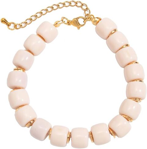 Colorful Chunky Bracelet for Women Summer Beach Jewelry Chunky Beaded Bracelet for Women Boho Chunky Statement Bracelet Y2K Summer Jewelry in Saudi Arabia