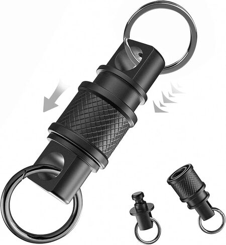 Quick Release Keychain, Detachable Key Ring for Car Purse Bag Accessories,Heavy Duty Car Key Holder Key Chain Clip in Kuwait