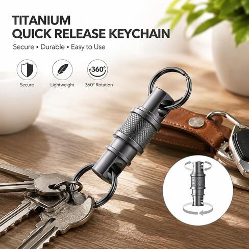 Quick Release Keychain, Detachable Key Ring for Car Purse Bag Accessories,Heavy Duty Car Key Holder Key Chain Clip in Kuwait