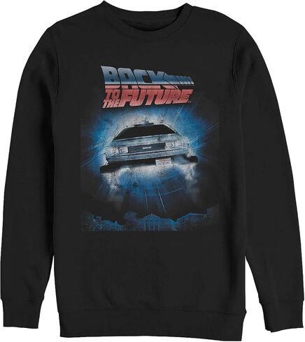 Fifth Sun Men's Back to the Future Retro DeLorean Poster Sweatshirt in Kuwait