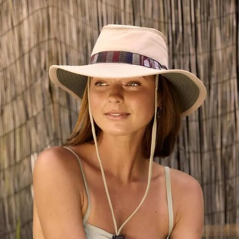 Mojave Boater Hat | Made from Recycled Plastic Bottles, Floats with Bloom Foam, UPF 50+ UV Protection, Secure Chin Cord, Packable Travel Design in Kuwait