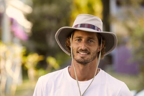 Mojave Boater Hat | Made from Recycled Plastic Bottles, Floats with Bloom Foam, UPF 50+ UV Protection, Secure Chin Cord, Packable Travel Design in Kuwait