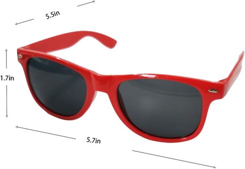 VIGUEUR Lifeguard Costume Set with Sunglasses, Whistle, Beach Dress Up Accessories, Red in Saudi Arabia