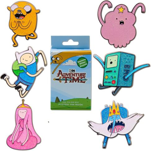 سلسلة الصناديق العمياء ذات الدبوس الغامض من Adventure Time أو BMO أو Finn أو The Ice King أو Jake أو Lumpy Space Princess أو Princess Bubblegum in Kuwait