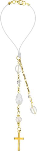 Cross for Car Mirror Hanging, Cross Rear View Mirror Accessories Faith Keychain Pendant for Bag, Window, Door, Garden, Balcony, or Home Decoration in Saudi Arabia