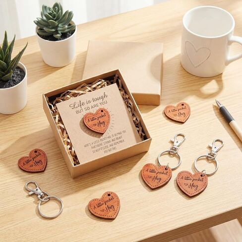 Unittype 12 Sets Pocket Hug Keychain Gifts for Women Thinking of You Encouragement Pocket Hug Gifts for Care Chemo Survivor Patients Uplifting Recovery in Kuwait