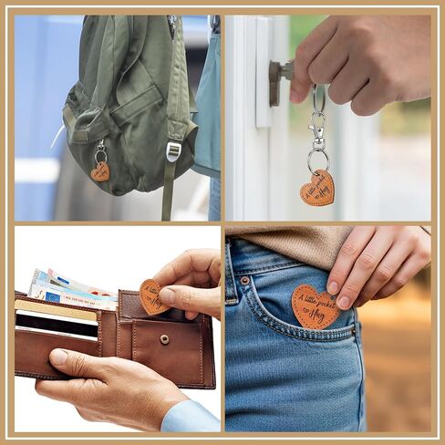 Unittype 12 Sets Pocket Hug Keychain Gifts for Women Thinking of You Encouragement Pocket Hug Gifts for Care Chemo Survivor Patients Uplifting Recovery in Kuwait