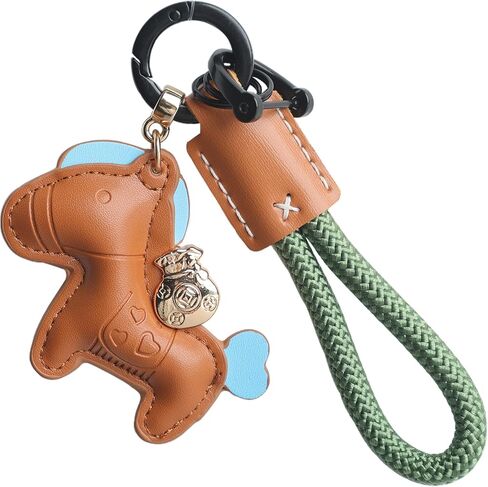 Handmade Leather Horse Bag Charm - Kawaii Animal Charm for Handbags, Purse Bag Accessories Horse Keychain & Gift Idea in Saudi Arabia