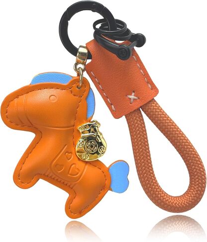 Handmade Leather Horse Bag Charm - Kawaii Animal Charm for Handbags, Purse Bag Accessories Horse Keychain & Gift Idea in Saudi Arabia