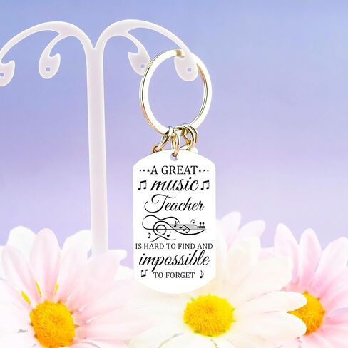Music Teacher Appreciation Gifts Keychain Gifts for Music Teachers Choir Orchestra Band Teacher Gift Musical Note Keychain Band Director Gift for Men Women in Saudi Arabia