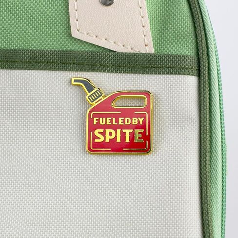 Fueled By Spite Sarcastic Red Gasoline Can Enamel Pin, Motivational Spite Humor Pin Brooch For Sassy Sarcastic Friend, Funny Dark Mechanic Humor Brooch Badge For Automotive Fans, Funny Garage Joke Lapel Badges, Car Enthusiast Gift, Snarky Gas Can Accessor in Kuwait