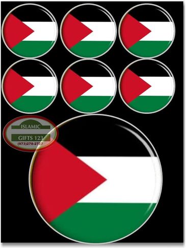 Palestine Flag Lapel Pins Bulk – Small Palestinian Flag Badge for Suit Jacket, Hat, Backpack – Enamel Pins for Events, Gifts, Awareness & Support in Saudi Arabia