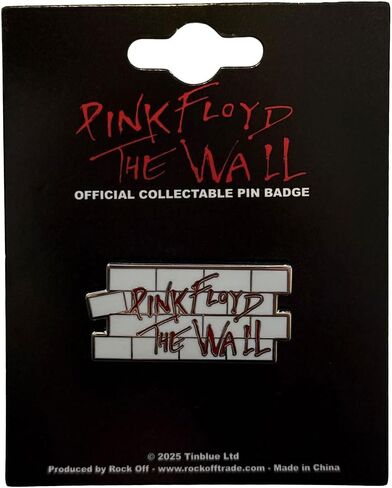 Pink Floyd The Wall Metal Pin: Wall Logo - - in Saudi Arabia