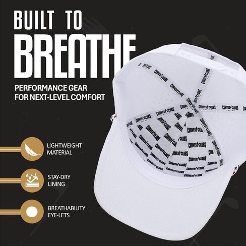 Curves & Clubs Titties Golf Hats 3-Pack – Funny White USA Titties, Black USA Titties, and Black & White Titties – Perfect Golf Gift Bundle in Saudi Arabia