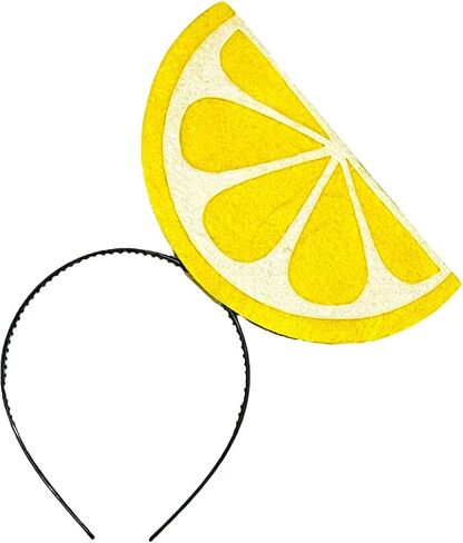 Dreuyet Lemon Slice Headband Cute Fruit Orange Lime Hairpiece Costume Headwear for Summer Party Halloween Accessories in Kuwait