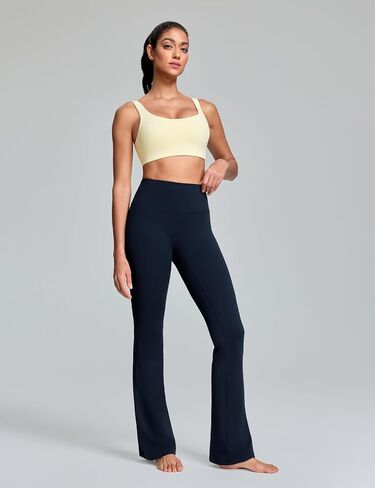 HeyNuts Mellow No Front Seam Flare Leggings 29"/30.5"/32.5"/34.5", Tummy Control Bootcut Wide Leg Yoga Pants Lounge Soft in Saudi Arabia