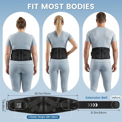 Back Massager, Cordless Heating Pad with 6 Heat&6 Vibration Massage, 5000mAh Back Heating Pad for Lower Back Pain Relief, Gifts for Women Men Seniors(Black) in Saudi Arabia