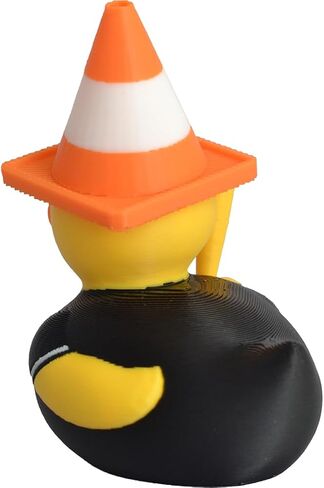 Pittsburgh Baseball Duck/Hoist The Cone/Black, Gold, & Orange Hard Plastic Figure in Saudi Arabia