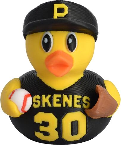 Pittsburgh Baseball Duck/Hoist The Cone/Black, Gold, & Orange Hard Plastic Figure in Saudi Arabia