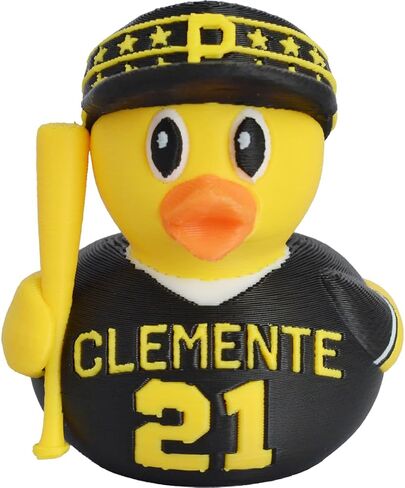 Pittsburgh Baseball Duck/Hoist The Cone/Black, Gold, & Orange Hard Plastic Figure in Saudi Arabia