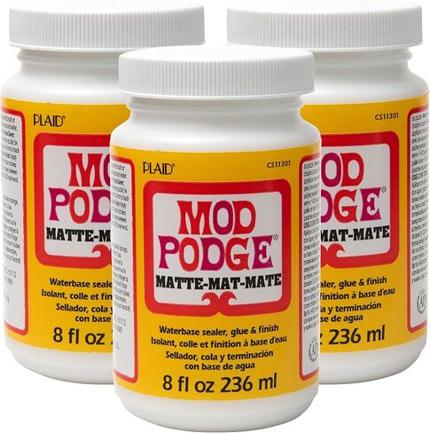 Mod Podge CS11301 Waterbase Sealer, Glue and Finish, 8 Oz, Matte in Kuwait