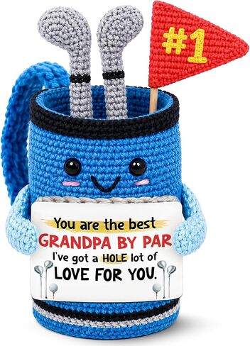 Fathers Day Dad Gifts from Daughter, Son - Birthday Fathers Day Measuring Tape Gift for Dad - Measures Up to You Support Crochet Home Collectible Doll Gift for Dads in Kuwait