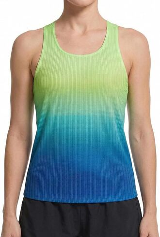 Women's Perspective Grids Running Tank Tops Ultra Lightweight Marathon Singlets Breathable Race Vests Quick Dry in Saudi Arabia