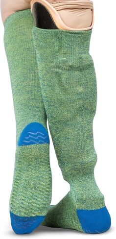Wellow Wide Calf Compression Socks for Men & Women, Made with Viscose from Bamboo, Nurses & Pregnancy Support, Relieves Swelling, Knee High in Kuwait