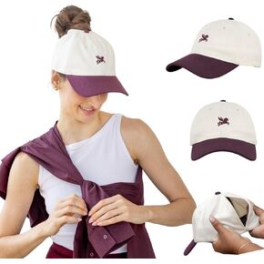 Ponyback Relax Fit Women's Baseball Cap with Magnetic Closure for Ponytails in Kuwait