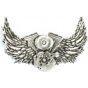 Hot Leathers Motor and Wings Pin in Kuwait