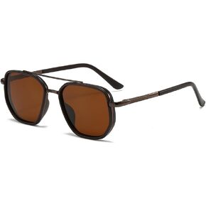 HYLLE Polarized Aviator Sunglasses for Women Tangle Free Square Sun Glasses Shades Driving UV400 Protection in Saudi Arabia