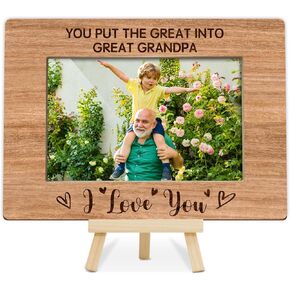 Dad Picture Frame, Fathers Day Birthday Gifts, Daddy and Me Keepsake Frames, 4x6 First Time Dad Frame for Tabletop Display Photo Insert - M09 in Saudi Arabia