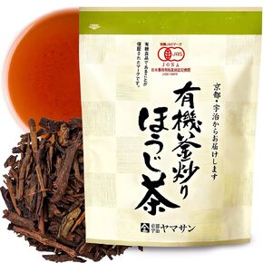 YAMASAN KYOTO UJI Hojicha Tea, Roasted green Tea, Low caffeine, JAS Certified Organic, Japanese Tea, 150g Bag in Saudi Arabia