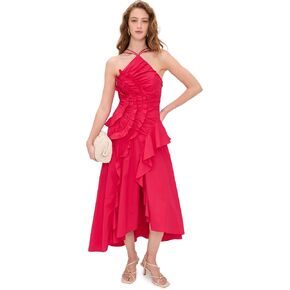 AMUR Women's Ottavia Ruffle Dress in Saudi Arabia