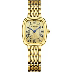 CRRJU Women Watches,Fashion Retro Dress Analog Quartz Waterproof Wristwatches,Simple Elegent Watches for Ladies in Saudi Arabia