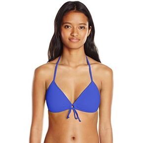 EIDON Women's Summer Molded Cup Push Up Triangle Bikini Top Swimsuit in Saudi Arabia