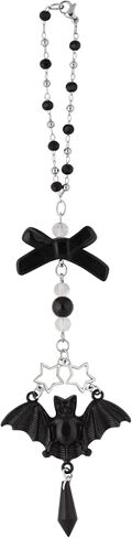 Sacina Gothic Bat Star Car Hanging Charm, Goth Witchy Purse Wallet Charm, Goth Emo Punk Grunge Car Accessories in Kuwait