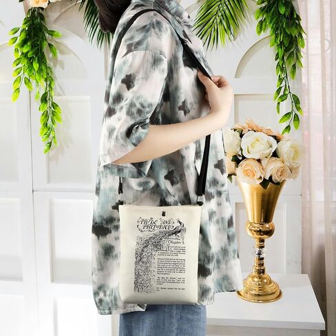 حقيبة WCGXKO Bookish Gift Pride Book Crossbody هدية جين الأدبية لمحبي الكتب in Kuwait