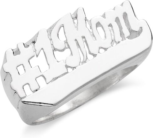 Better Jewelry, .925 Sterling Silver Mom Rings Mothers Ring Women Jewelry Mothers Day Gifts for Mum in Saudi Arabia