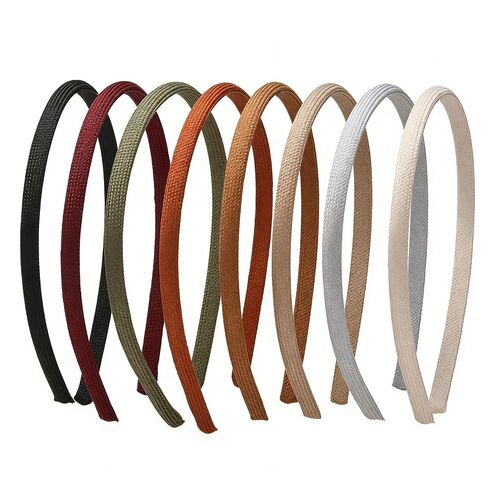 Lahnie 8 Pack Thin Headbands For Women Girls, No Headache Pressure Comfortable Headbands for Women, Non Slip Neutral Colors Soft Fabric Skinny Narrow Hairbands Head Bands in Kuwait