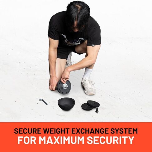 Adjustable Kettlebell 6-12kg [Bells of Steel] Kettle Bell Weight Set, Steel Shell, Internally-Loaded for Full Body Workouts, Competition Standard 35mm Handle in Kuwait