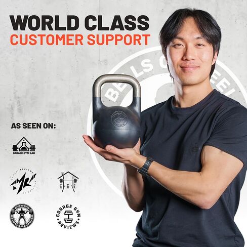 Adjustable Kettlebell 6-12kg [Bells of Steel] Kettle Bell Weight Set, Steel Shell, Internally-Loaded for Full Body Workouts, Competition Standard 35mm Handle in Kuwait