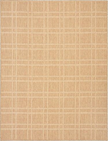 Nourison Home Horizon Indoor/Outdoor Green 8' x 10' Area Rug - Easy Clean, Non Shedding, Bed Room, Living Room, Dining Room, Kitchen (8' x 10') in Kuwait