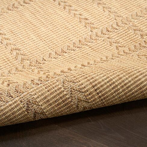 Nourison Home Horizon Indoor/Outdoor Green 8' x 10' Area Rug - Easy Clean, Non Shedding, Bed Room, Living Room, Dining Room, Kitchen (8' x 10') in Kuwait