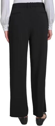 DKNY Women's Stretch High Rise Wide Leg Pant in Saudi Arabia