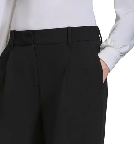 DKNY Women's Stretch High Rise Wide Leg Pant in Saudi Arabia