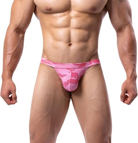 Bulge Enhancing Underwear Micro Bikini Mesh Low Rise Briefs | Breathable Underpants, Soft Swimwear in Kuwait