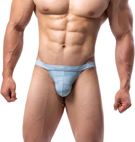 Bulge Enhancing Underwear Micro Bikini Mesh Low Rise Briefs | Breathable Underpants, Soft Swimwear in Kuwait