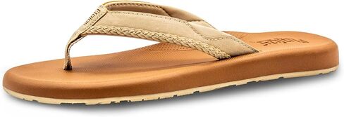 Flojos Womens Amor Sandal, Braided Faux Leather Strap On Memex Footbed in Kuwait