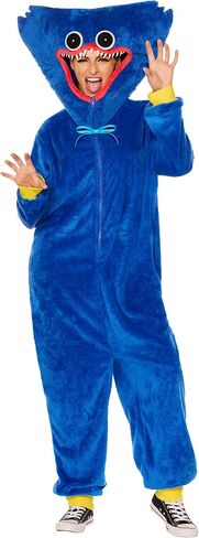 Spirit Halloween Poppy Playtime Adult Huggy Wuggy Costume | Officially Licensed | Gaming Costumes in Saudi Arabia